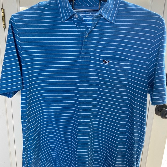 Vineyard Vines Other - Men’s Vineyard Vines golf polo‎ breathable blue Medium whale logo golf